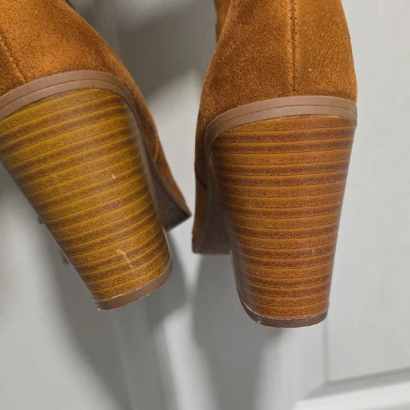 Cityclassified Brown Over-the-Knee Womens Boots Faux Suede - Picture 8 of 11